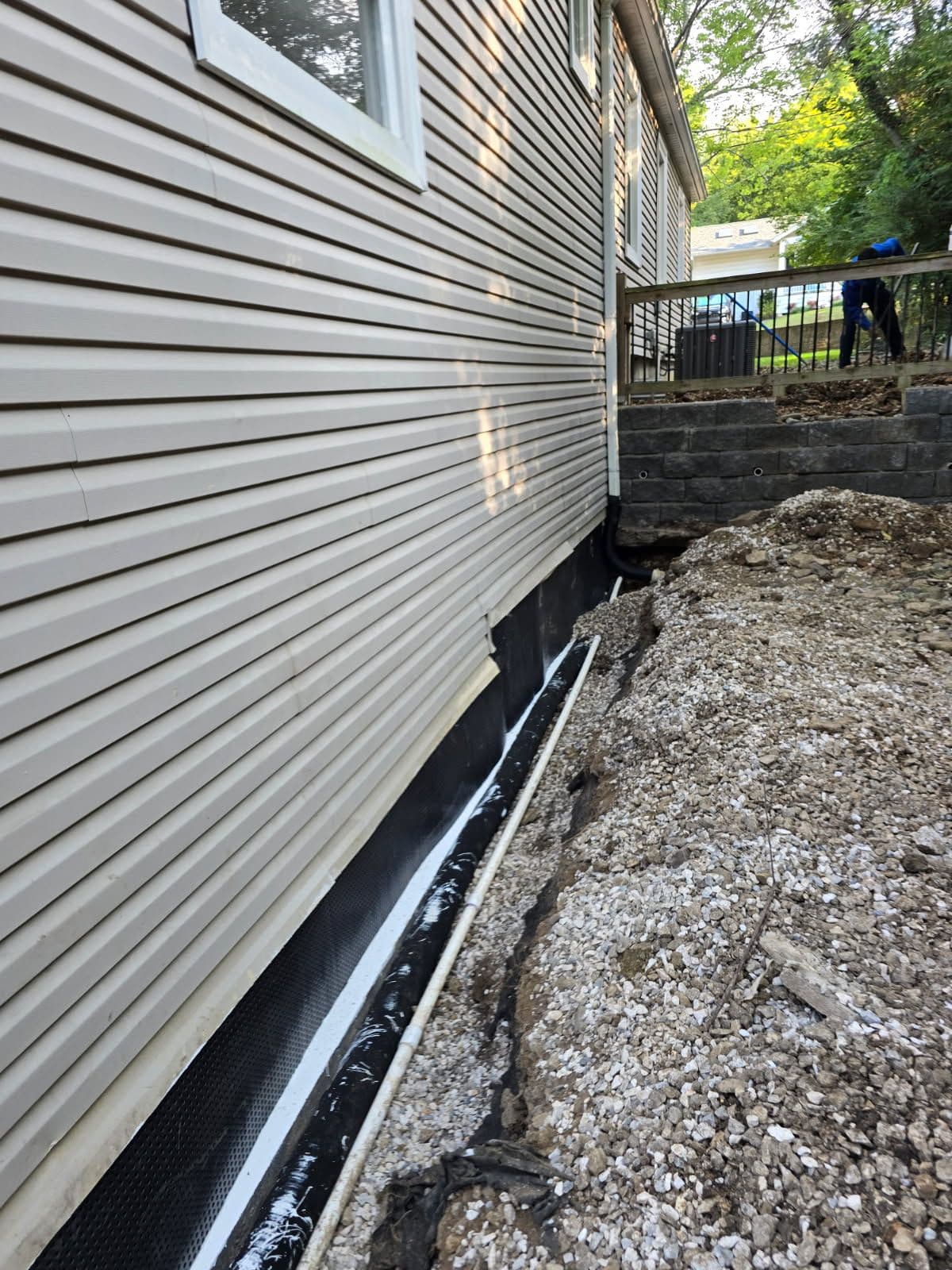 Comprehensive French Drain and Wall Seal Solution image