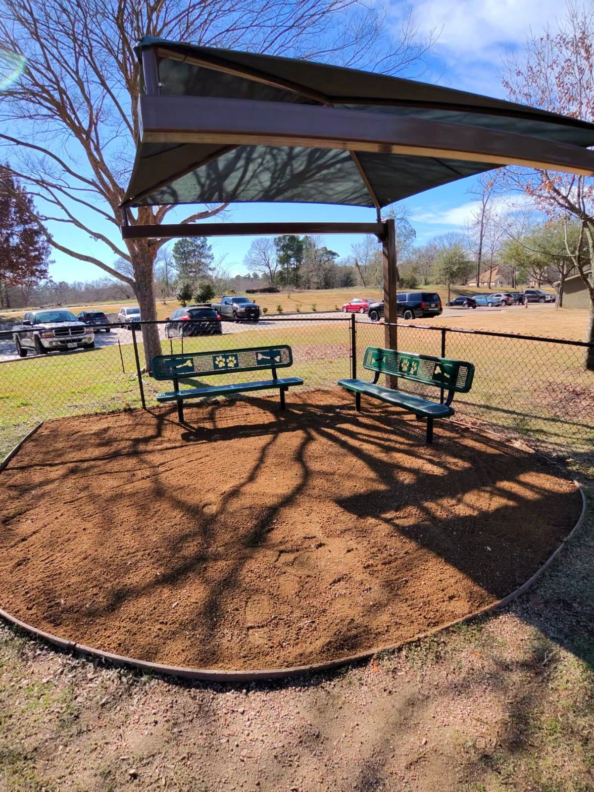 Dog Park Upgrade with Fresh Decomposed Granite and Cozy Benches image