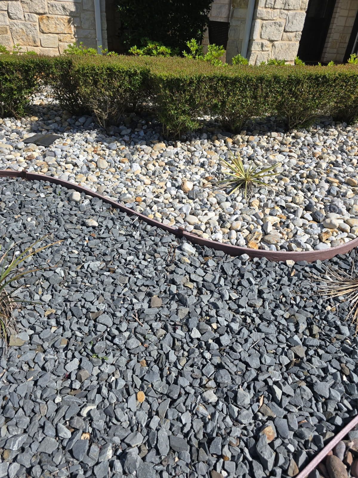 Elegant Rock Garden Transformation Enhances Property