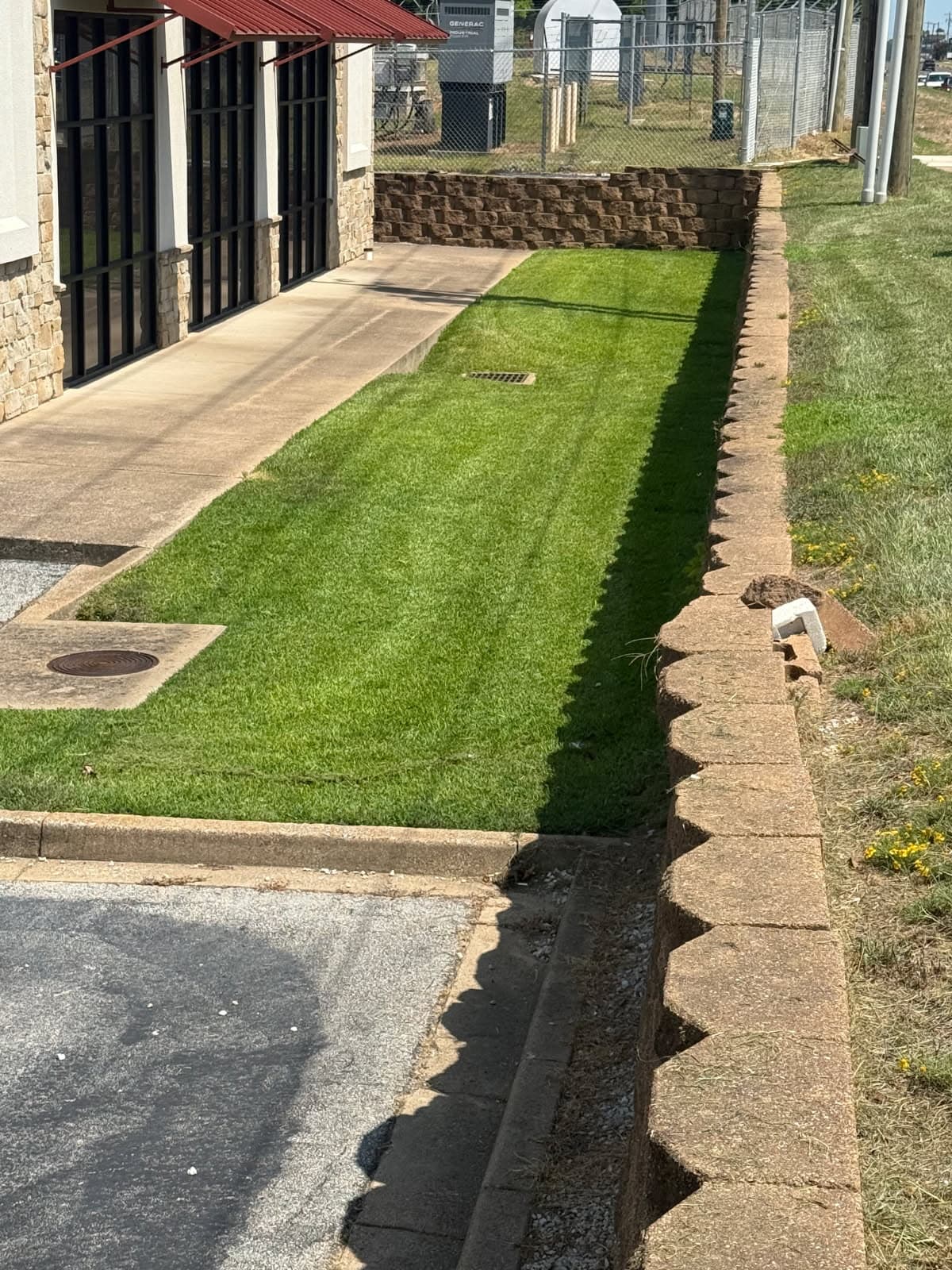 Commercial Space Enhanced with Retaining Walls image